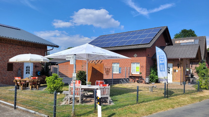 Picknick vor unserem Hofladen